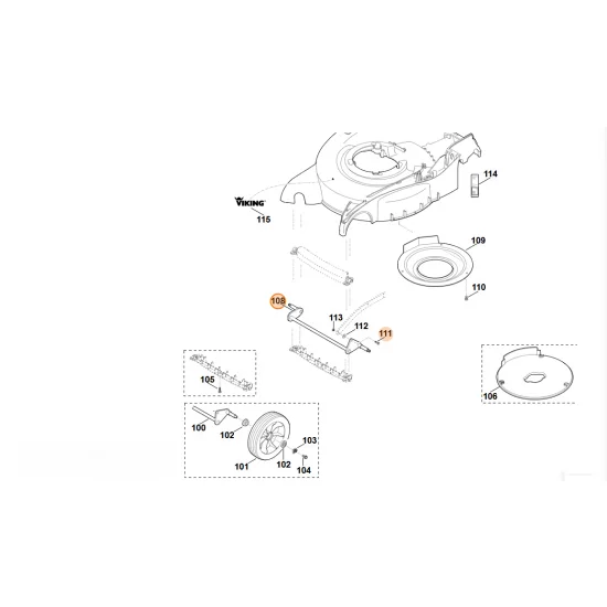 Stihl  Oś, kompl. 6375 700 2402